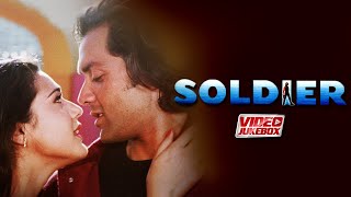 Soldier  Video Jukebox  Bobby Deol  Preity Zinta  90s Hindi Romantic Songs  Tips Official [upl. by Fronniah]