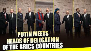 Vladimir Putin meets heads of delegation of the BRICS countries  BRICS Summit 2024 [upl. by Wat289]