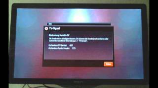 Vodafone TV Center 1000 resetten mit Sat Installation [upl. by Anilah]