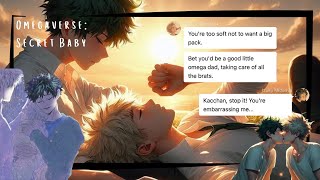 Omegaverse Secret Baby  BAKUDEKUDEKUBAKU  Texting Story BNHAMHA Part 22 [upl. by Savory]