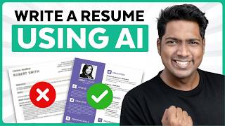 How to Write a Professional Resume 📄 Using AI  2024 [upl. by Emmalyn]