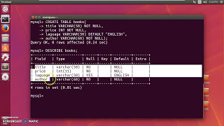 MySql Tutorial CREATE database add table amp INSERT VALUE [upl. by Cortney]