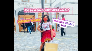 Shopping at Roermond Netherlands Designer Outlet Mommy Windy [upl. by Gypsy]