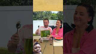 Smart girl and watermelon watermelon funny comedy prank [upl. by Swehttam]