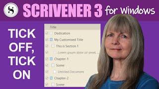 Scrivener 3 for Windows Selecting What to Compile [upl. by Ahsienahs]