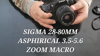 SIGMA 2880mm ASPHIRICAL ZOOM MACRO  DONATION OVERVIEW [upl. by Hanah105]