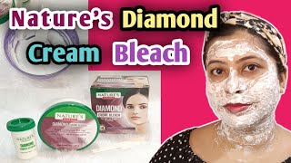 How to do Bleach at home  Natures Diamond Cream Bleach  step by step bleach  bleach kaise karen [upl. by Razec]