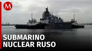 Kazan el submarino nuclear ruso arribó a la bahía de La Habana en Cuba [upl. by Enelez]