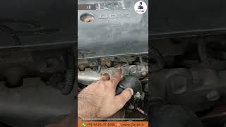 How to Fixed Long Self or White Smoke Problem  Car Glow Plug Replacment  Carzii cars ytshorts [upl. by Kcirre]