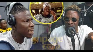 Asem aba Am current and I dont speak chu chu patoi Shatta wale replies stoneBwoy live on radio [upl. by Sparkie]