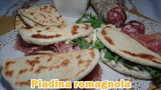 LA VERA PIADINA ROMAGNOLA di una volta  Ricetta perfetta e facile [upl. by Asiela]