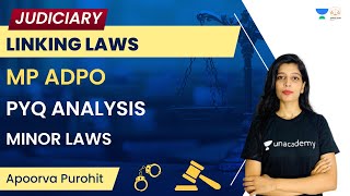 MP ADPO  PYQ Analysis  Minor Laws  Apoorva Purohit  Linking Laws [upl. by Landa]