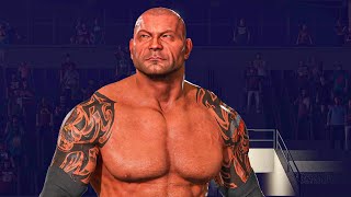 WWE 2K24 Batista Official Entrance Released 4K 60FPS wwe2k24 wwe [upl. by Ortiz954]