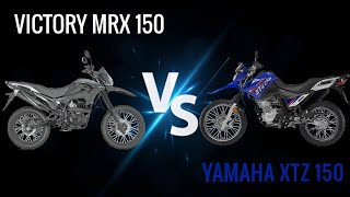 Comparando las motosVICTORY MRX 150 VS YAMAHA XTZ 150 ¿CUAL ES MEJOR [upl. by Thacher449]