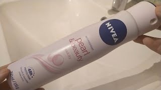 Easy to Use Deodorant With Nice Smell  NIVEA Pearl amp Beauty Deodorant Spray Review [upl. by Amary]