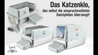 Samtpfote® Premium Katzenklo Edelstahl [upl. by Brookner]