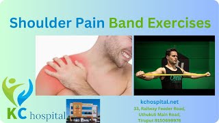 Shoulder Thera Band Exercises For Shoulder Pain [upl. by Eugnimod359]