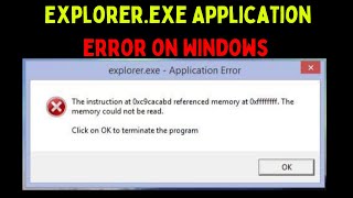 How to Fix Explorerexe Application Error on Windows 11 [upl. by Oskar41]