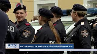 Aufnahmetest für Polizeischule wird wieder gelockert [upl. by Bbor]