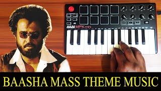 Baasha Mass Thalivar Entry Bgm By Raj Bharath  Deva  Rajinikanth [upl. by Herr]