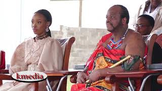 KING MSWATI III ENJOYS BUSOGA DANCE AND GETS TRADITIONAL MUSIC SET FROM BUSOGA KINGDOM [upl. by Lais]