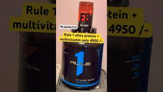 rule 1 whey protein best pricerule 1 whey protein reviewssupplements wheyprotein gymmotivation [upl. by Bolten]