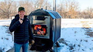 Wood burning stove installation detailed How to [upl. by Nuriel]