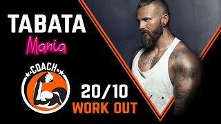 TABATA Song w Timer  4 Min Workout  TABATAMANIA [upl. by Cindra]