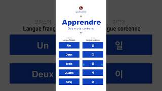 Apprendre des mots Coréens 06 Le chiffrenombre [upl. by Lemar]