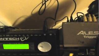 Alesis Trigger IO and EZV2 Video [upl. by Nonarb]