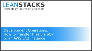 Transfer Files via SCP to an EC2 Instance [upl. by Inatirb]