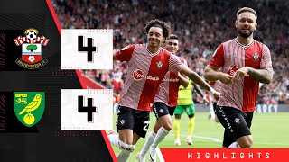 HIGHLIGHTS Southampton 44 Norwich City  Championship [upl. by Yesnik961]