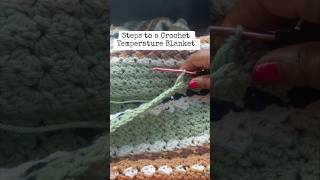 3 STEPS TO STARTING A CROCHET TEMP BLANKET crochet [upl. by Sredna815]