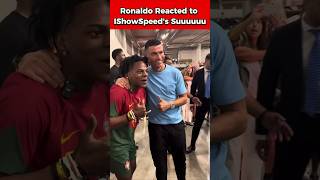 Cristiano Ronaldo Reacted to IShowSpeed shorts cristianoronaldo ishowspeed [upl. by Colin]