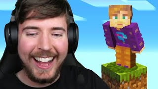 Minecraft But Everything is 100x Faster MrBeastGaming MrBeast mrbeasthindi [upl. by Lowenstern405]