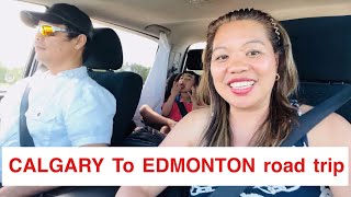 CALGARY TO EDMONTON ROAD TRIP ALBERTA 🇨🇦 THINGS TO KNOW Must watch family vlog lsarah buyucan [upl. by Belva]