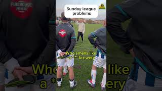 SUNDAY LEAGUE PROBLEMS 😂 stevebracknall comedy footballbanter funny sundayleague football [upl. by Affra]