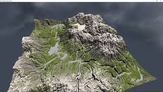 GPU hydraulic erosion  more in depth showcase [upl. by Crawley]