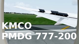 FSX PMDG 777200 ORLANDO INTL [upl. by Dronski]