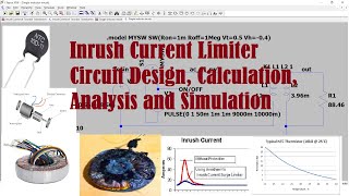 Inrush Current Limiter Analysis  Design  Simulation  Calculation electronics transformer [upl. by Jemy603]