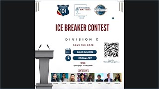 Division C Ice Breaker Contest Promo Oct 26th 2024 [upl. by Renaud]