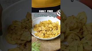 Guilt free banana chips airfryer chips shorts viral trending [upl. by Amuh]