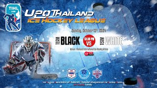 BLACK TEAM vs WHITE TEAM  U20 Thailand Ice Hockey League 2024  Game  01 [upl. by Reginald]