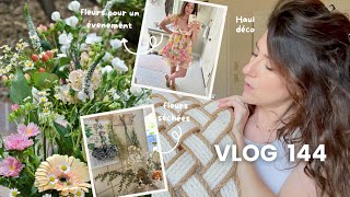 Haul Déco Évènement Floral Lecture amp Fleurs Séchées  VLOG 144 [upl. by Bernardine]