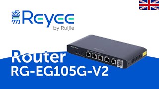 Reyee RGEG105G V2 enterprisegrade router with cloud management unboxing and technologies [upl. by Roi206]