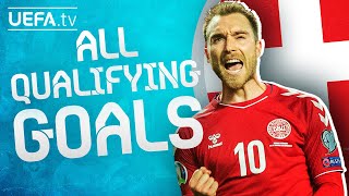 All DENMARK GOALS on their way to EURO 2020 [upl. by Htebirol]