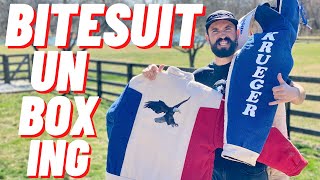 BITESUIT UNBOXING DEMANET  ANDY KRUEGER [upl. by Ahsena242]