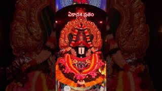 Ekadasi vratham namovenkatesaya ttd shortvideo chaganti pravachanalu devotional [upl. by Rima870]