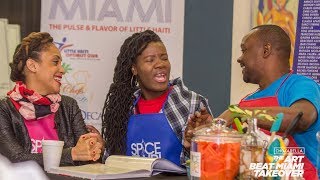 Phyllisia Ross Nadege Fleurimond Interview  Art Beat Miami 2018 [upl. by Barthold297]