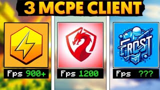 Top 3 Best Optifine For Minecraft PE 120  Best Lag Fix Optifine For MCPE  Best Client MCPE [upl. by Orfinger54]